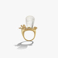Awe Inspired Rings 14K Yellow Gold Vermeil / 6 Crystal Candy Pop Ring