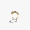 Awe Inspired Rings 14K Yellow Gold Vermeil / 6 Encrusted Wavy Ring