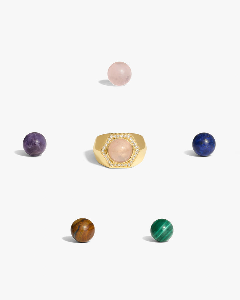 Awe Inspired Rings 14K Yellow Gold Vermeil / 6 Orbis Ring