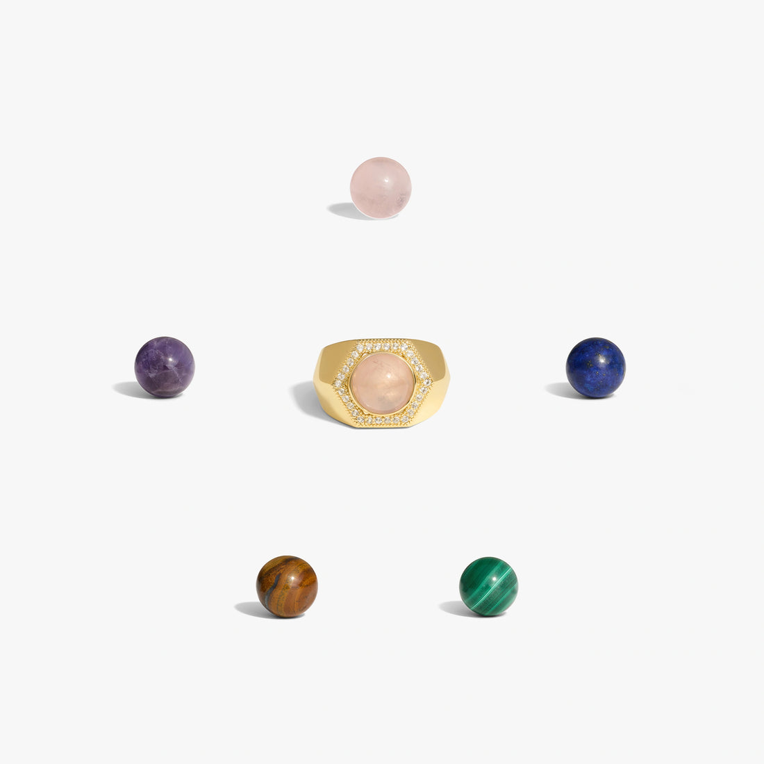 Awe Inspired Rings 14K Yellow Gold Vermeil / 6 Orbis Ring