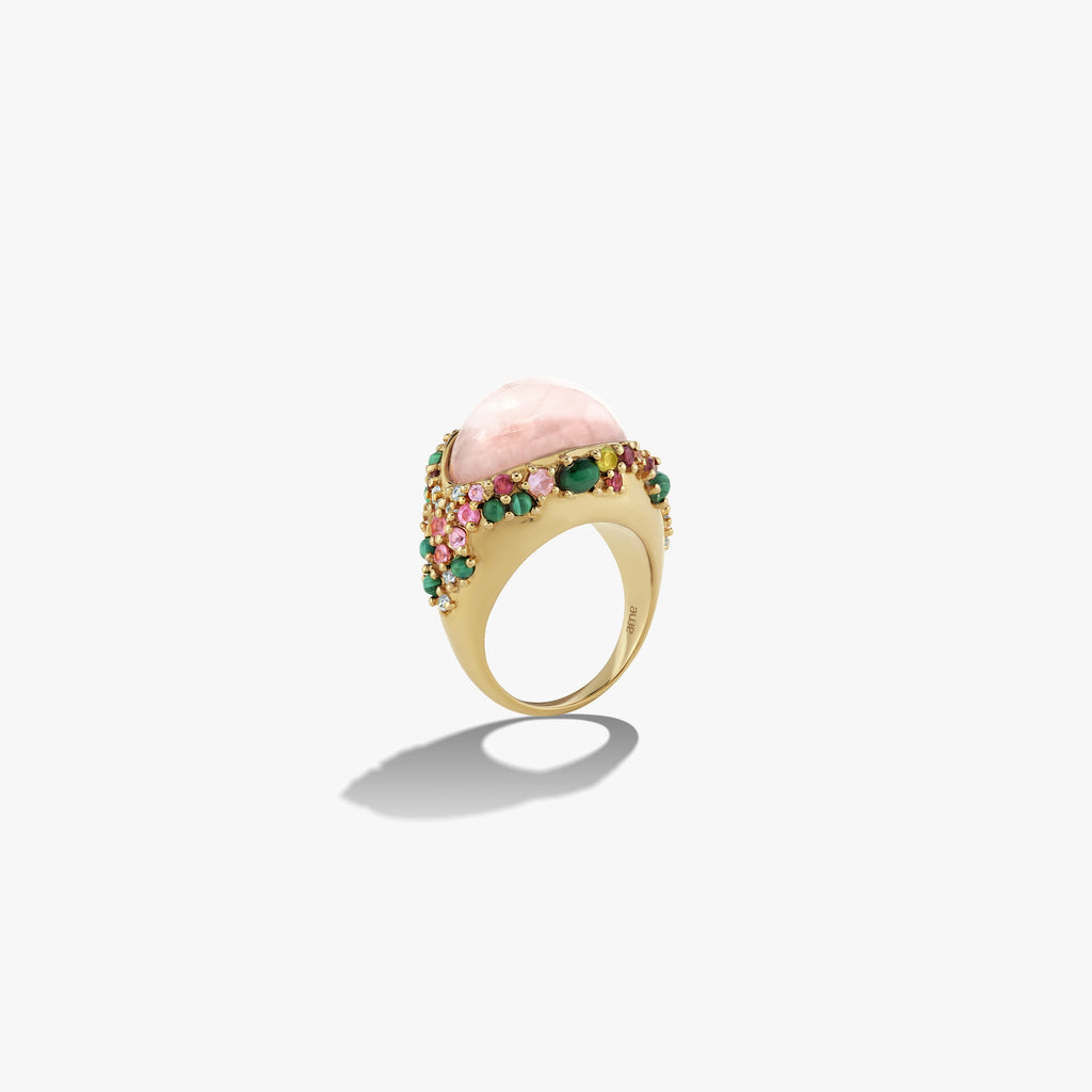 Awe Inspired Rings 14K Yellow Gold Vermeil / 6 Portal Bloom Ring