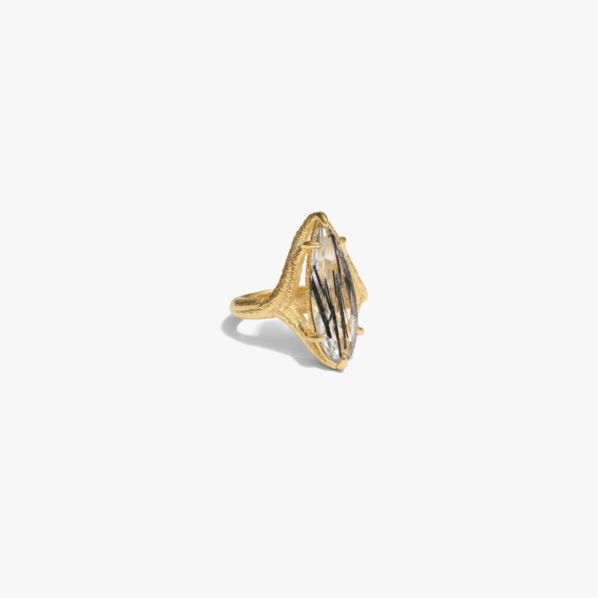 Awe Inspired Rings 14K Yellow Gold Vermeil / 6 Raven Talon Ring