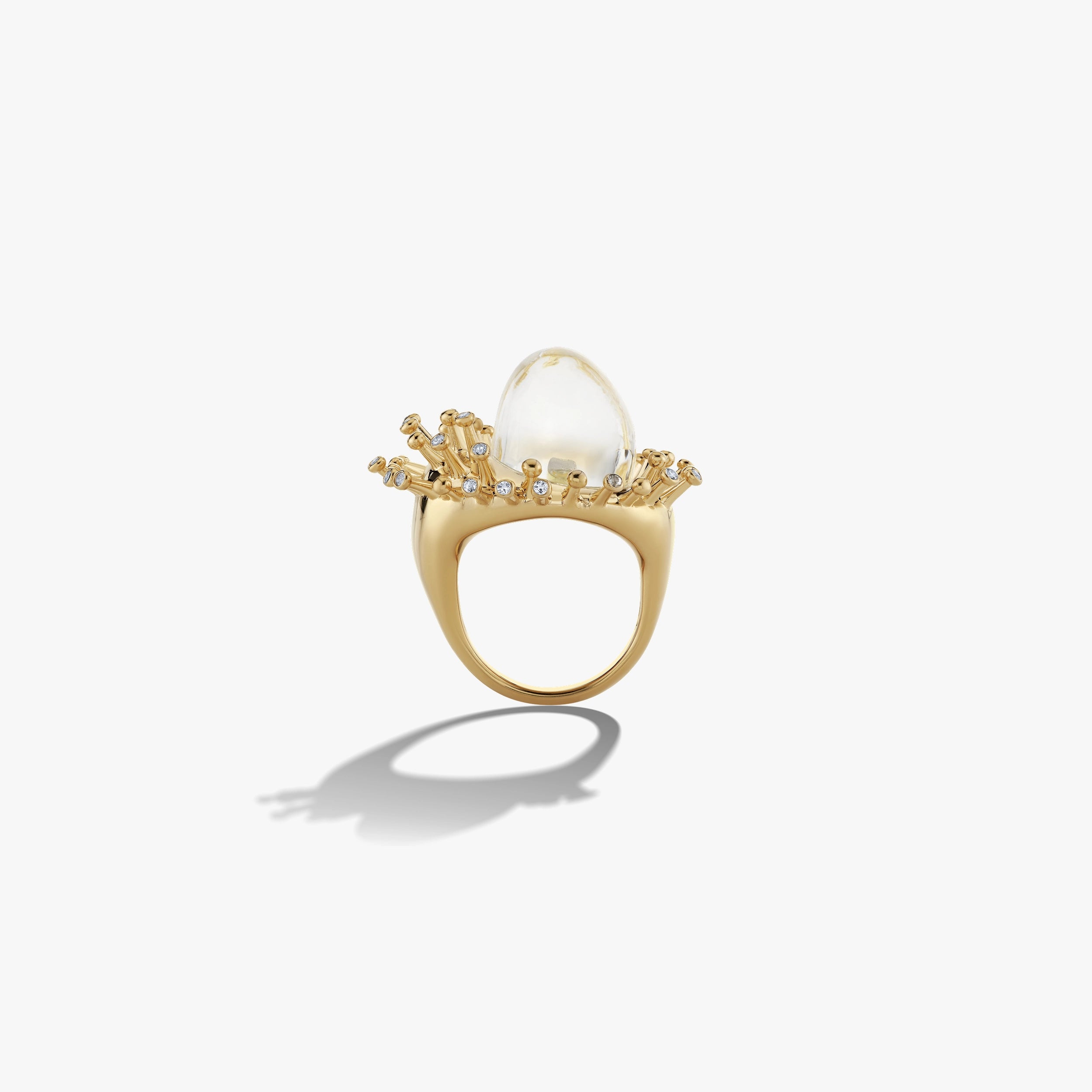 Awe Inspired Rings 14K Yellow Gold Vermeil / 6 Savored Crystal Candy Pop Ring