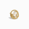 Awe Inspired Rings 14K Yellow Gold Vermeil / 6 Snake Gemstone Ring