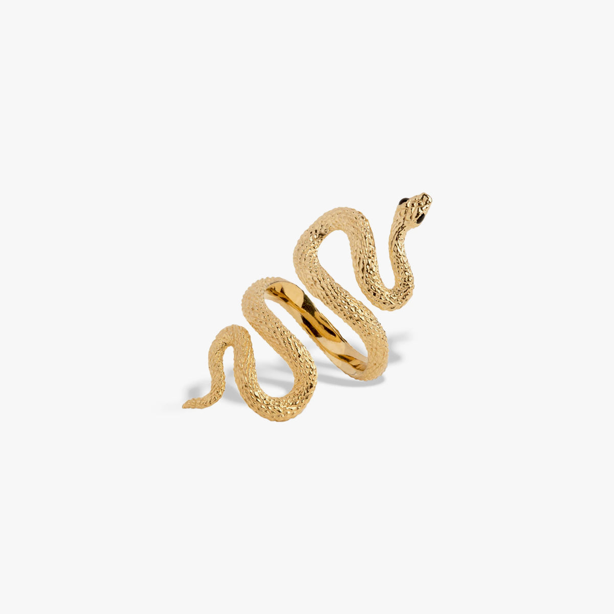 Awe Inspired Rings 14K Yellow Gold Vermeil / 6 Snake Wrap Ring