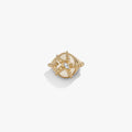 Awe Inspired Rings 14K Yellow Gold Vermeil / 6 Starfish Moonstone Ring
