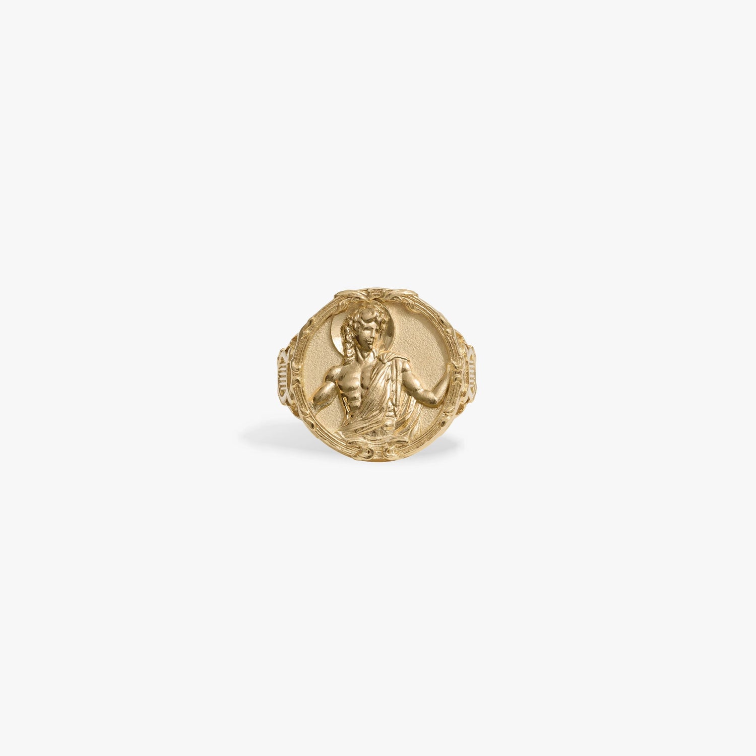 Awe Inspired Rings 14K Yellow Gold Vermeil / 9 Apollo Signet Ring