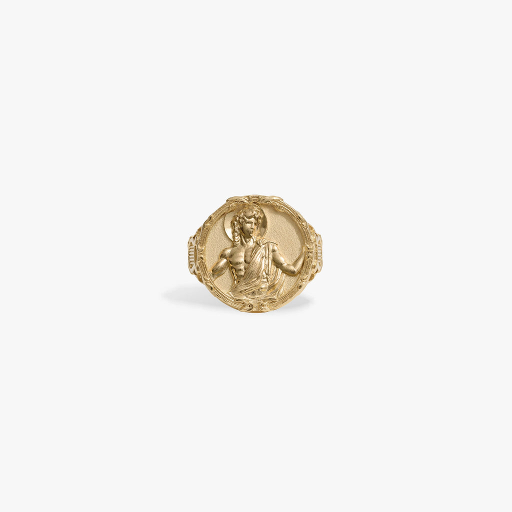 Awe Inspired Rings 14K Yellow Gold Vermeil / 9 Apollo Signet Ring