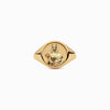 Awe Inspired Rings 14K Yellow Gold Vermeil / 9 Persephone Signet Ring