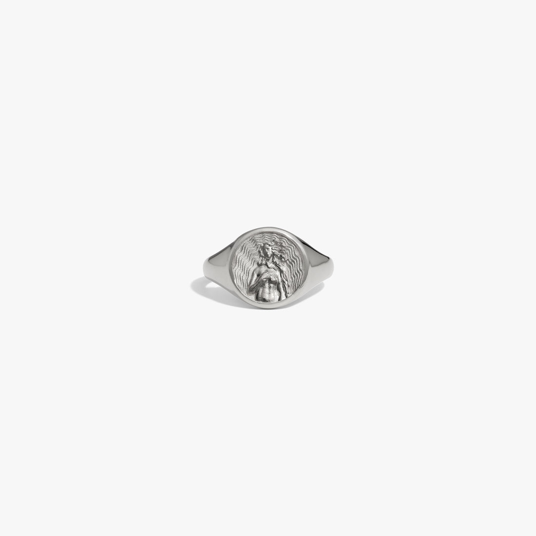 Awe Inspired Rings 925 Sterling Silver / 4 Aphrodite Signet Ring