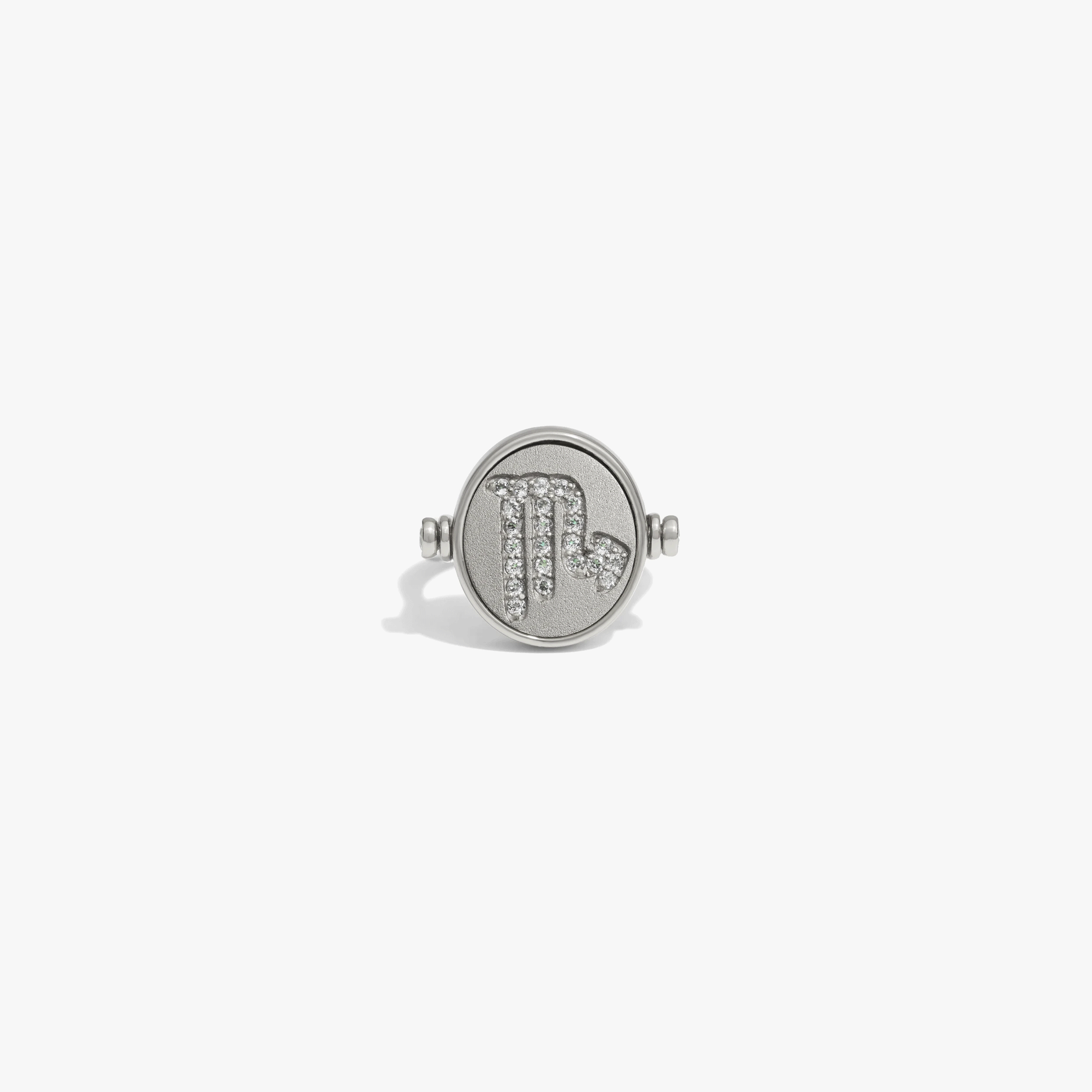 Awe Inspired Rings 925 Sterling Silver / 5 Scorpio & Water Flip Ring