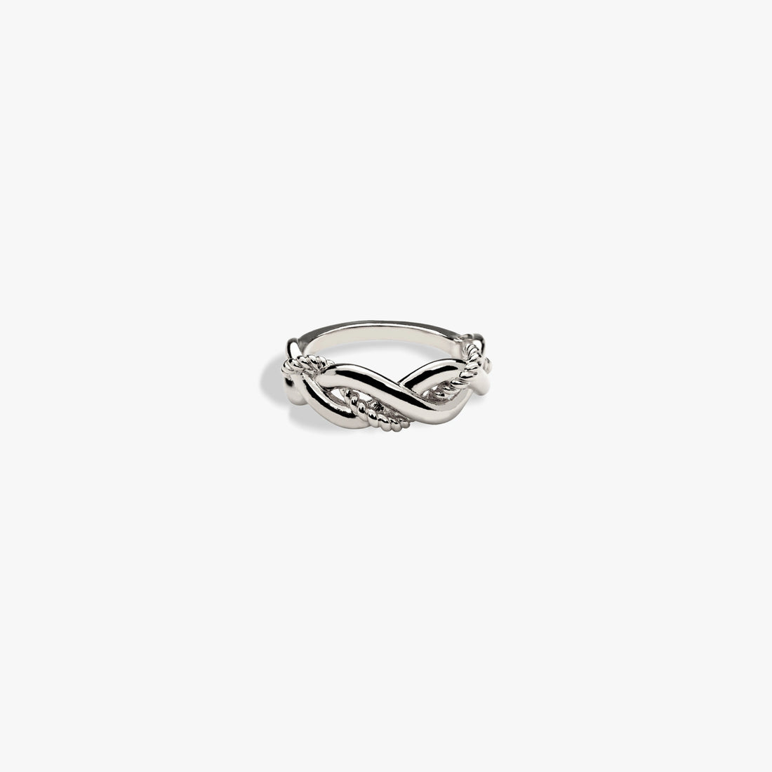 Awe Inspired Rings 925 Sterling Silver / 8 Men's Rope Twist Ring
