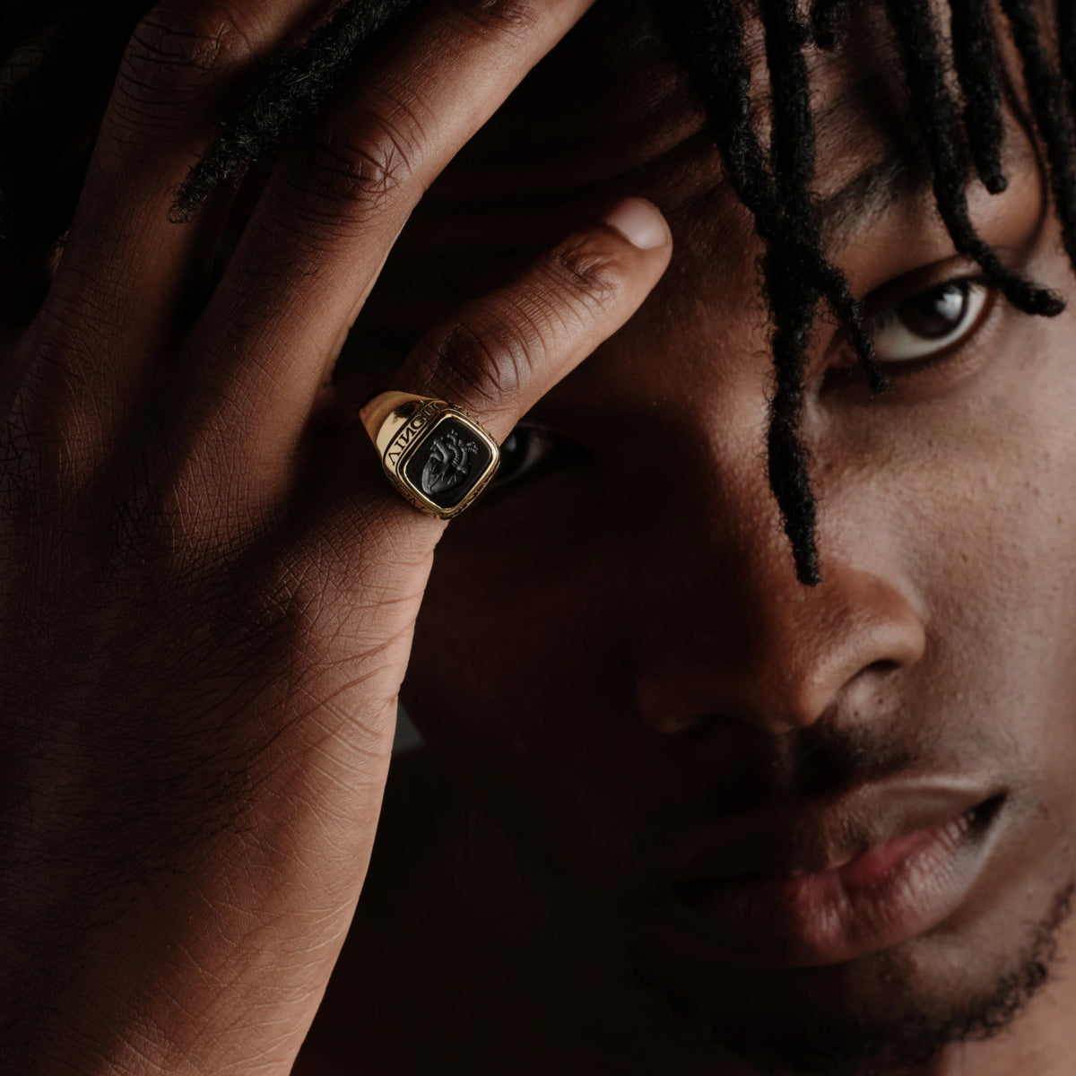 Awe Inspired Rings Anatomical Heart Signet Ring