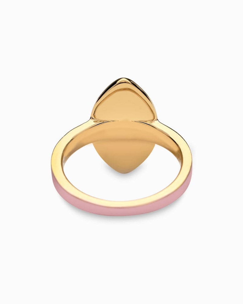 Awe Inspired Rings Blush Quartz Aura Ring