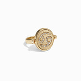 Awe Inspired Rings Cancer / Water Flip Ring