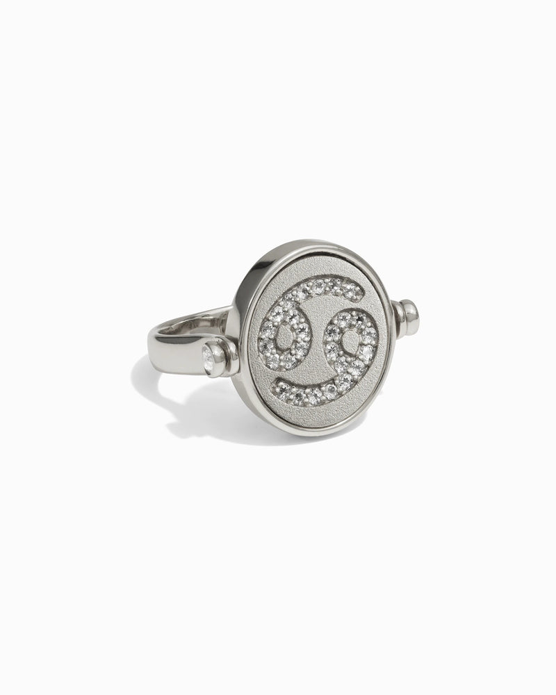 Awe Inspired Rings Cancer / Water Flip Ring
