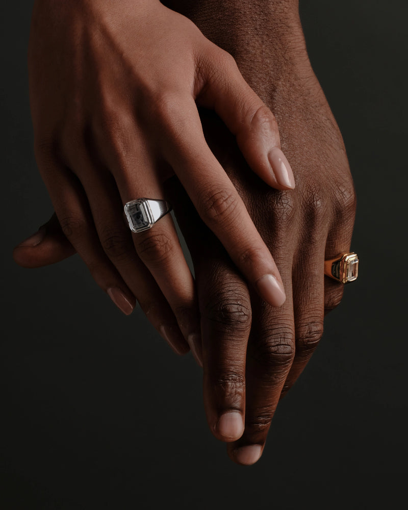 Awe Inspired Rings Crystal Photo Locket Ring