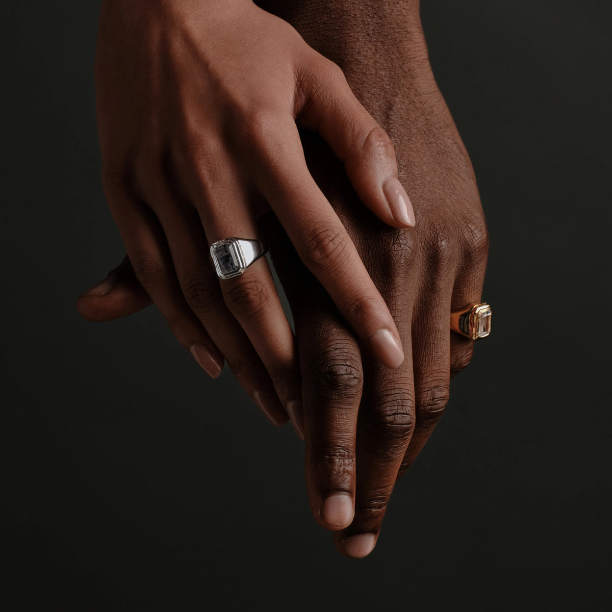 Awe Inspired Rings Crystal Photo Locket Ring