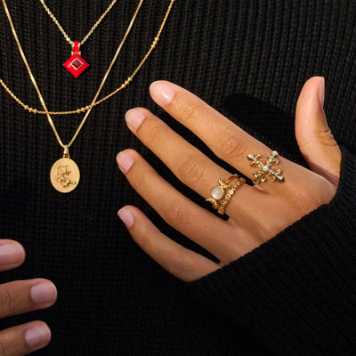 Awe Inspired Rings French Cross Statement Ring