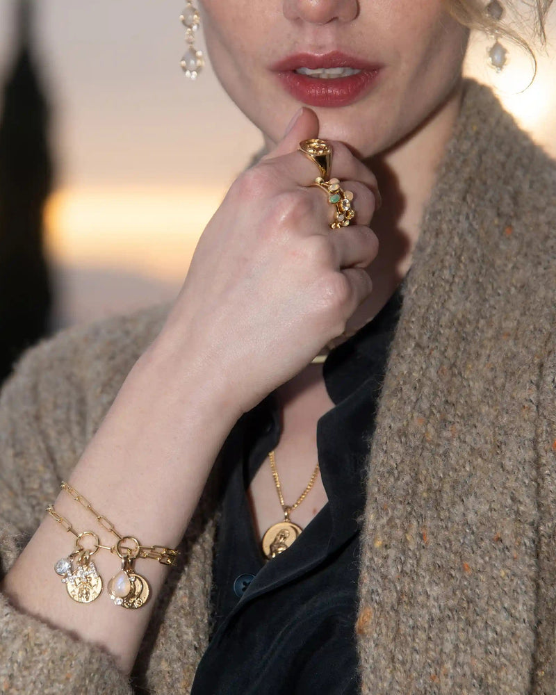 Awe Inspired Rings Full Moon Magic Ring Stack