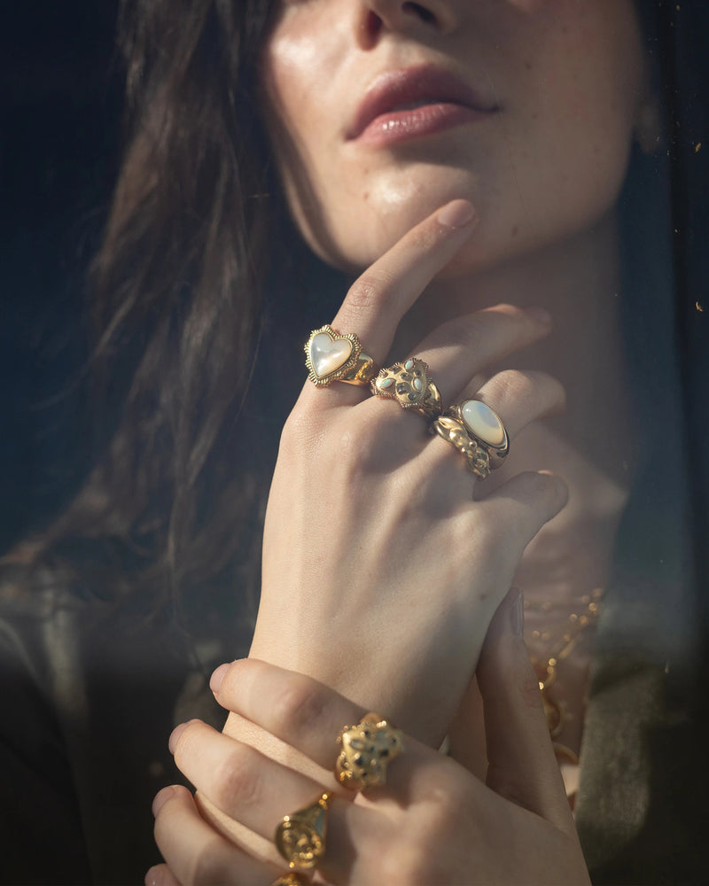 Awe Inspired Rings Gemstone Radiant Heart Ring