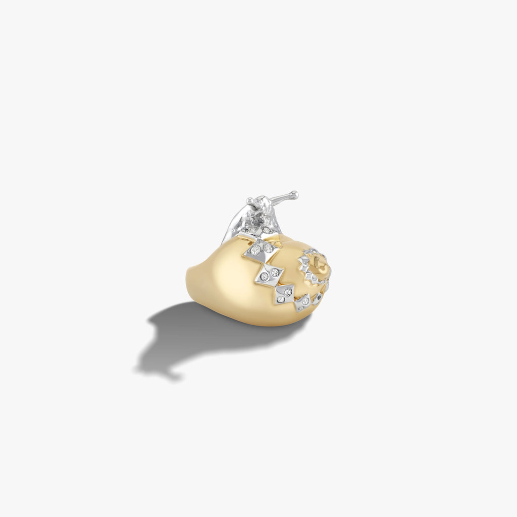 Awe Inspired Rings Gemstone Snail Ring