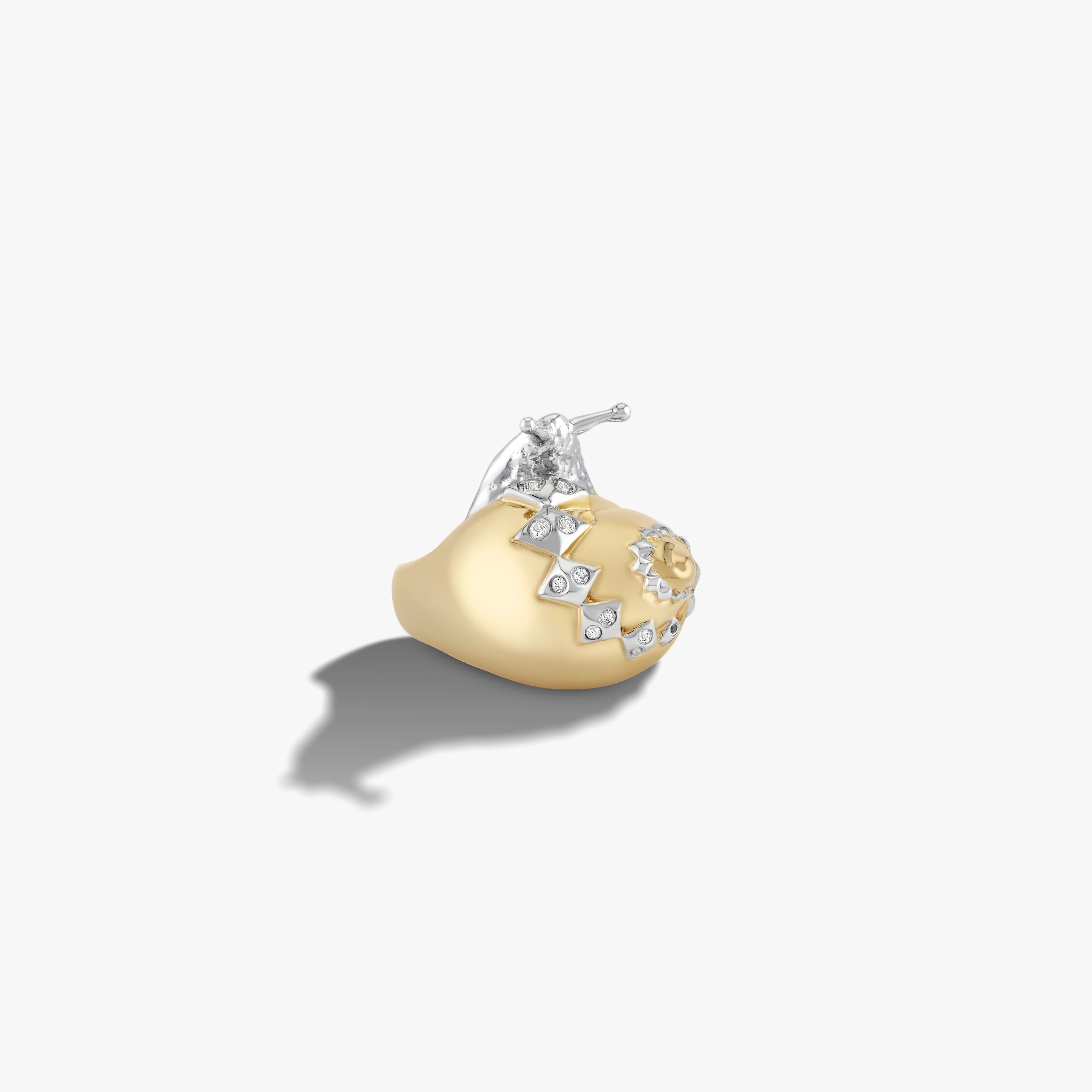 Awe Inspired Rings Gemstone Snail Ring