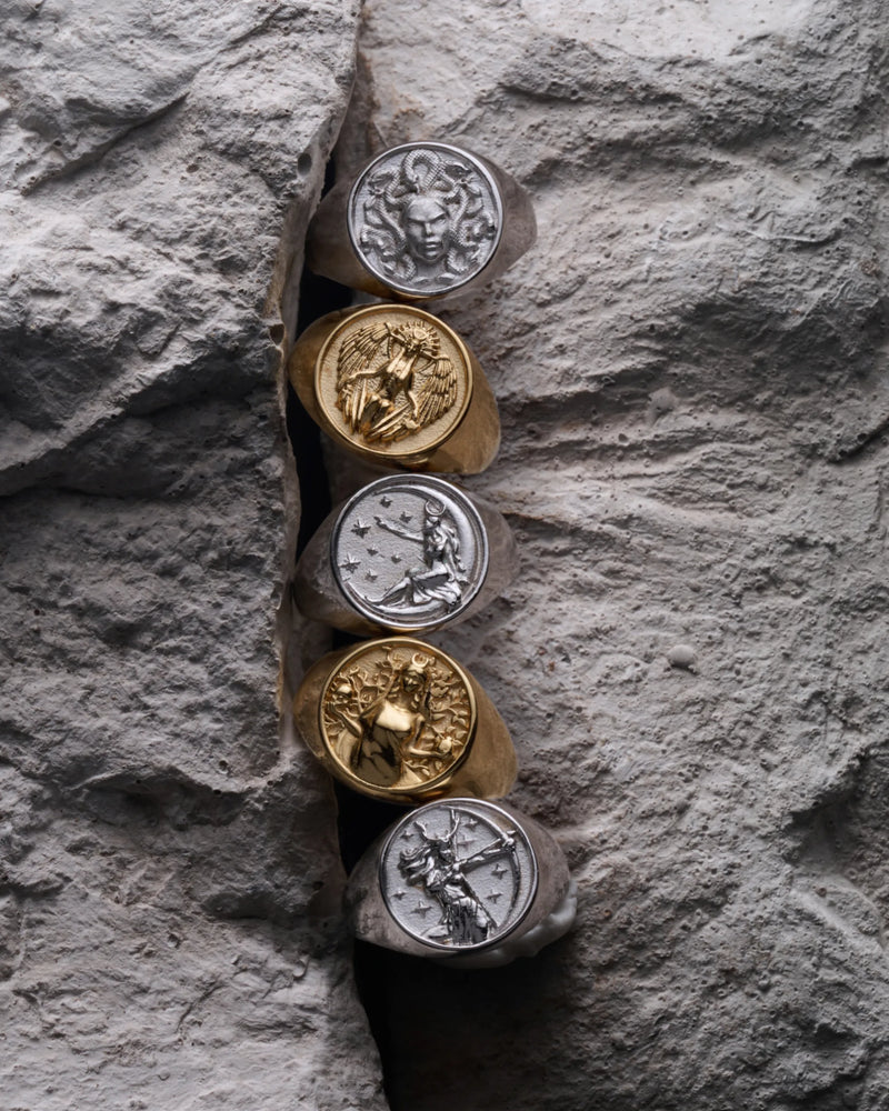 Awe Inspired Rings Goddess Rework Signet Ring