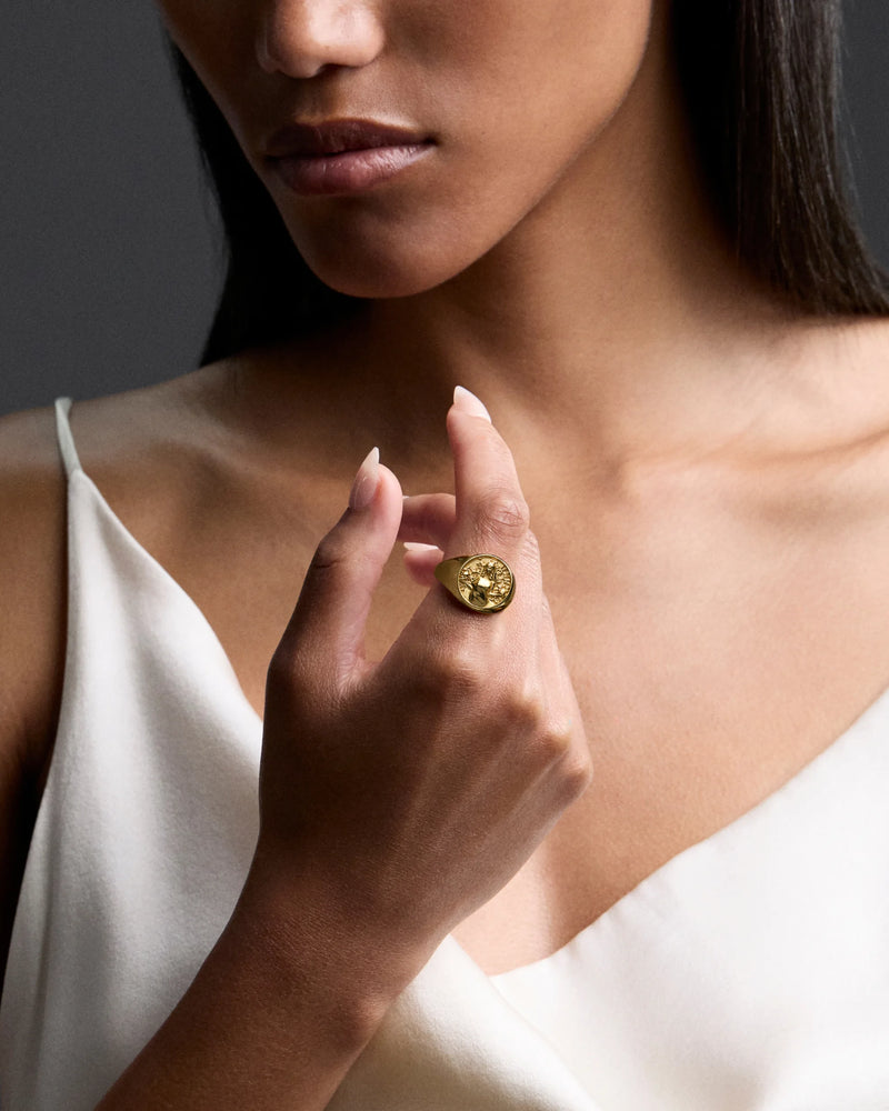 Awe Inspired Rings Goddess Signet Ring