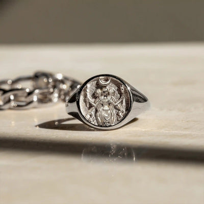 Awe Inspired Rings Hecate Signet Ring