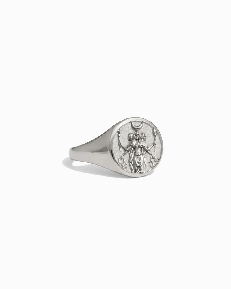 Awe Inspired Rings Hecate Signet Ring