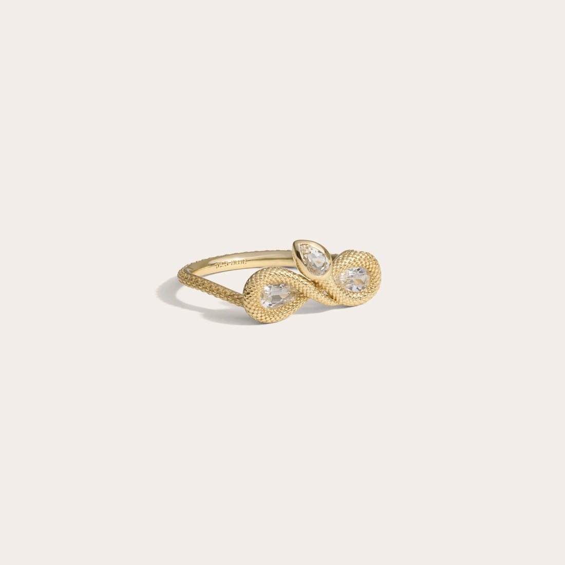 Awe Inspired Rings Infinity Snake Ring