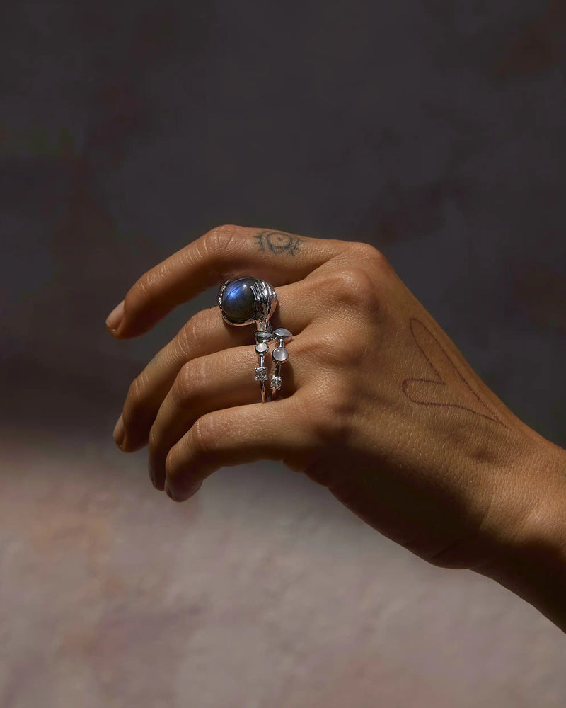 Awe Inspired Rings Labradorite Fortune Teller Ring