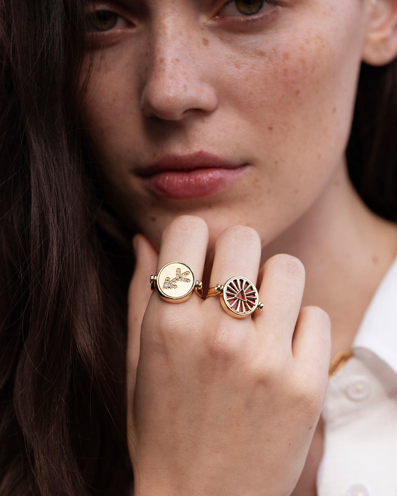 Awe Inspired Rings Leo / Fire Flip Ring