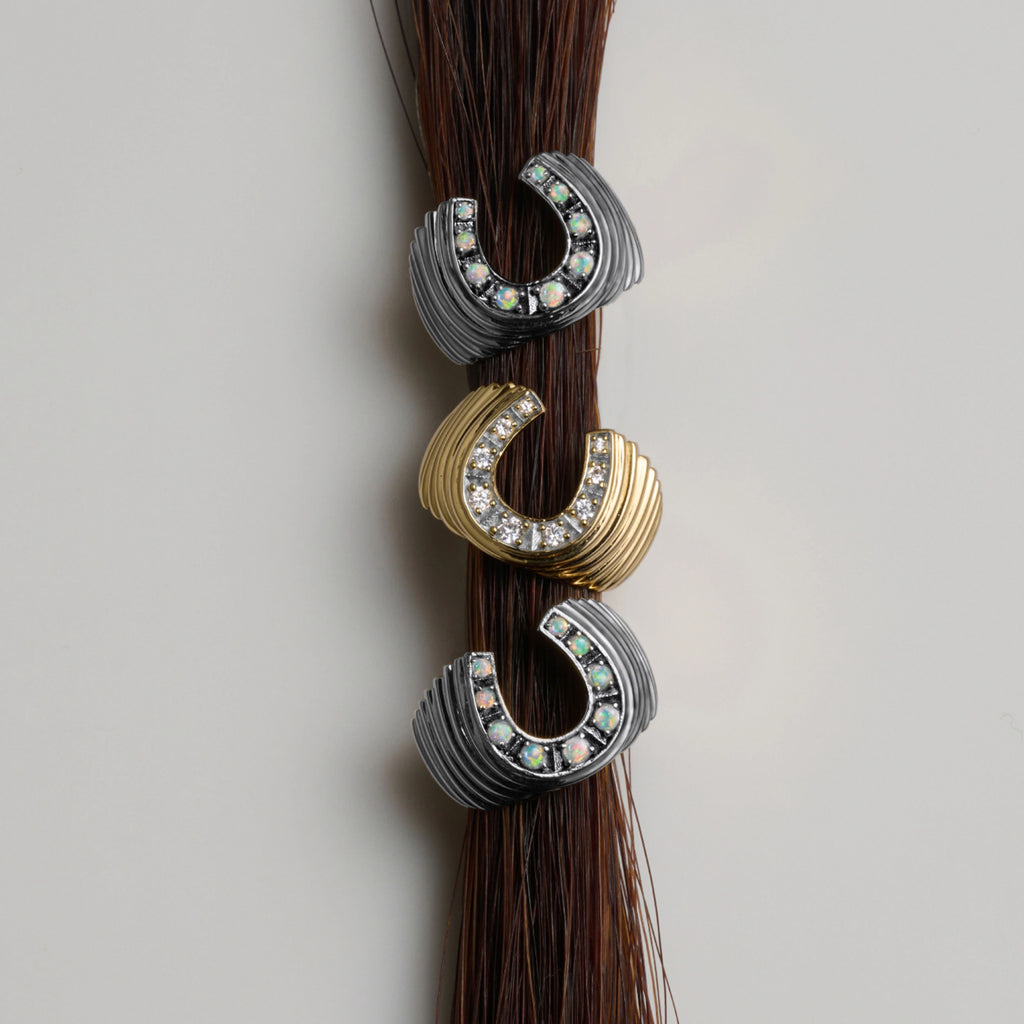 Awe Inspired Rings Lucky Horseshoe Signet Ring