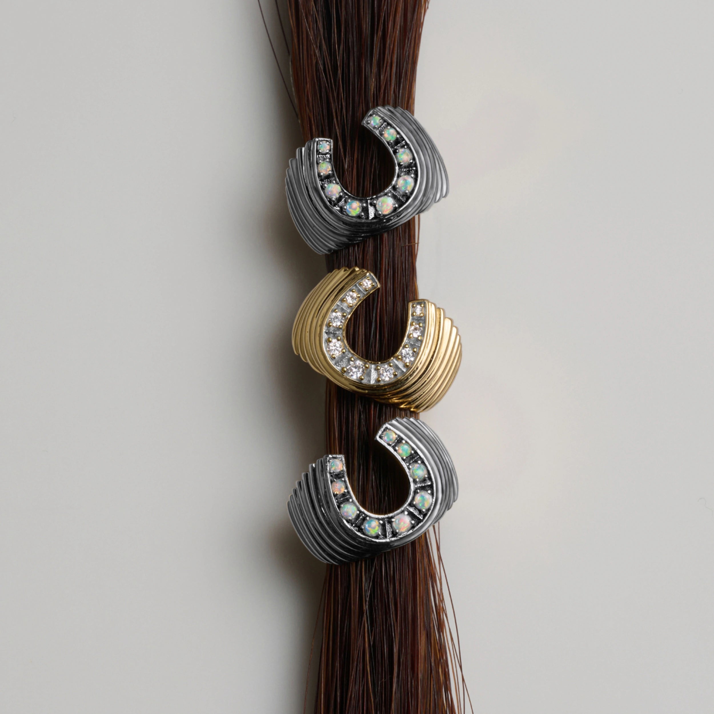 Awe Inspired Rings Lucky Horseshoe Signet Ring