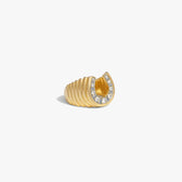 Awe Inspired Rings Lucky Horseshoe Signet Ring