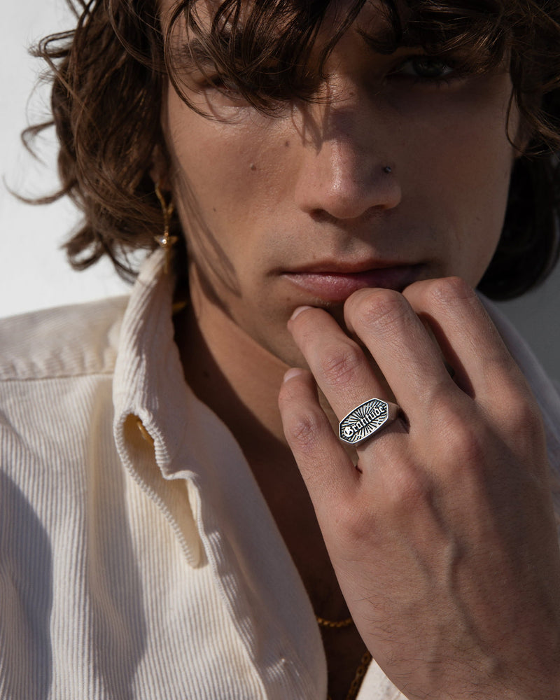 Awe Inspired Rings Men's Gratitude Ring