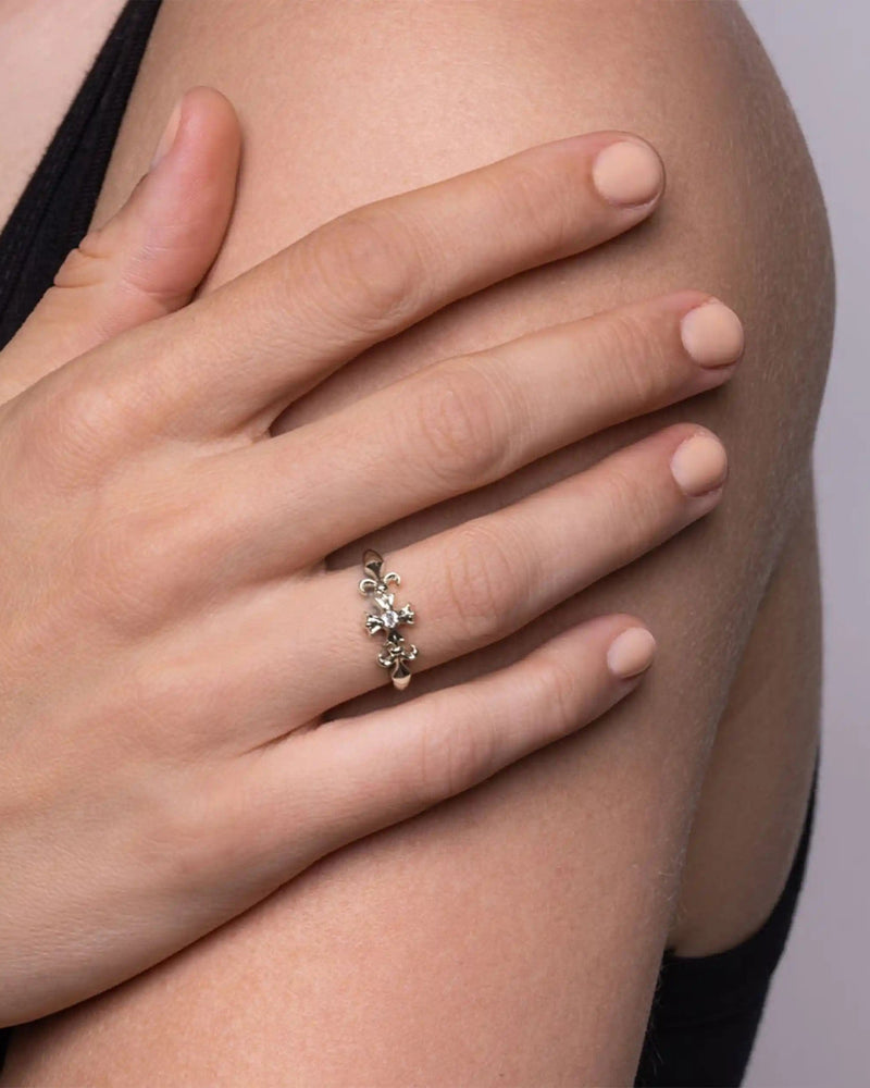 Awe Inspired Rings Mini French Cross Ring