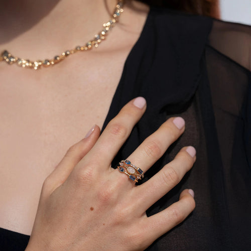 Awe Inspired Rings Oracle Stacking Ring Set