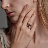 Awe Inspired Rings Heart Gemstone Ring