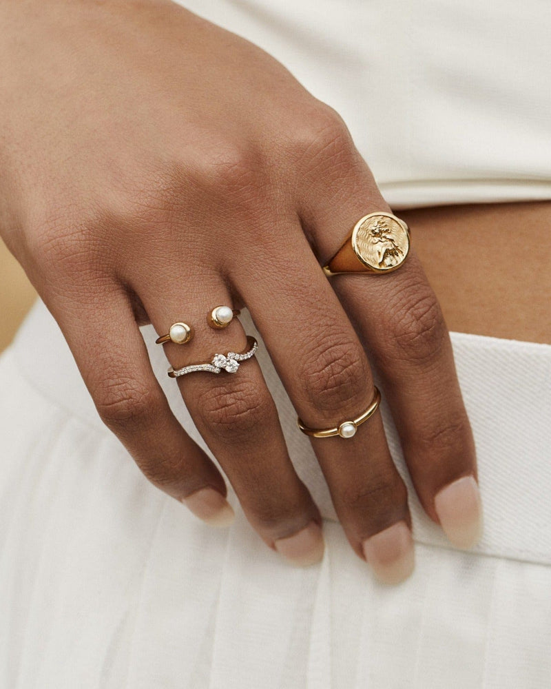 Awe Inspired Rings Pearl Ring