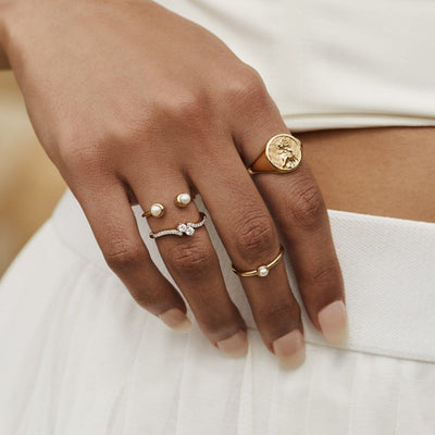 Awe Inspired Rings Pearl Ring