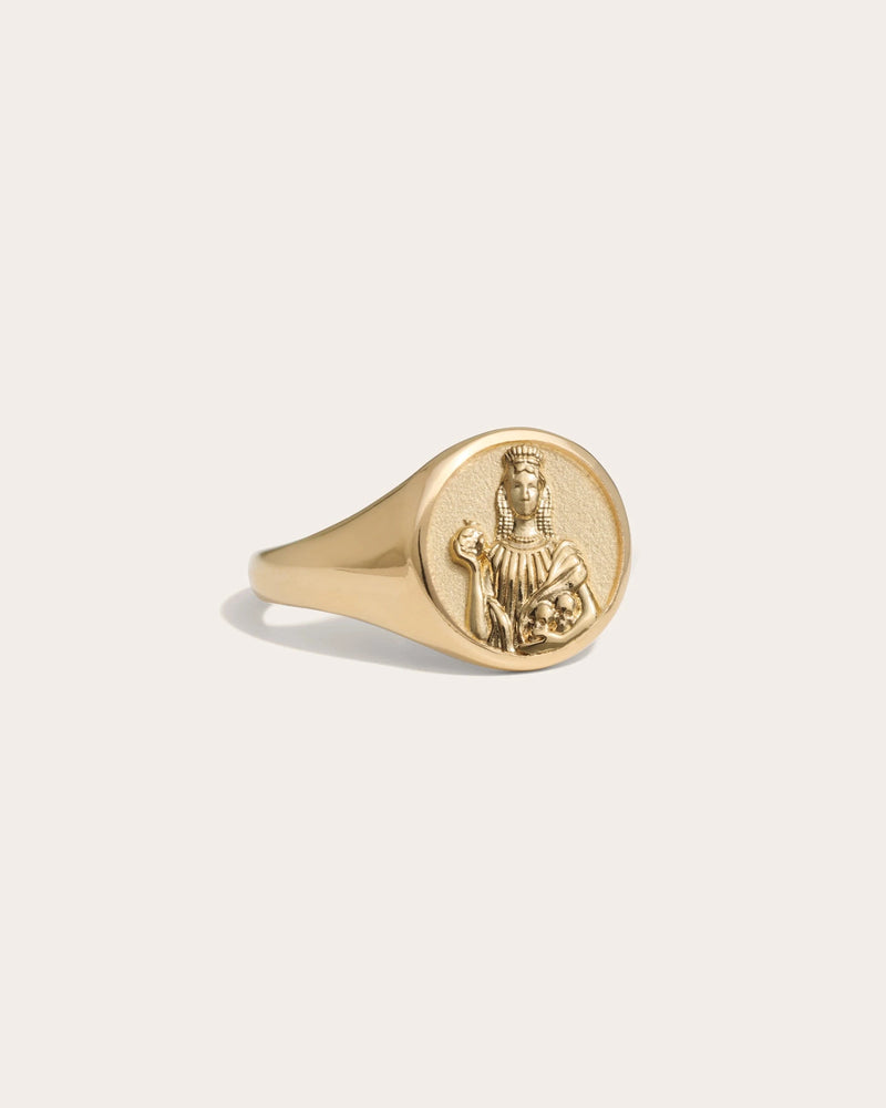 Awe Inspired Rings Persephone Signet Ring