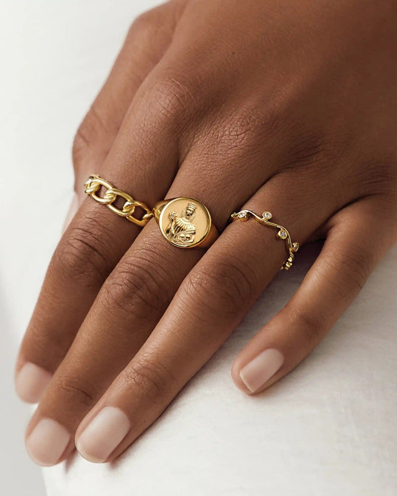 Awe Inspired Rings Persephone Signet Ring