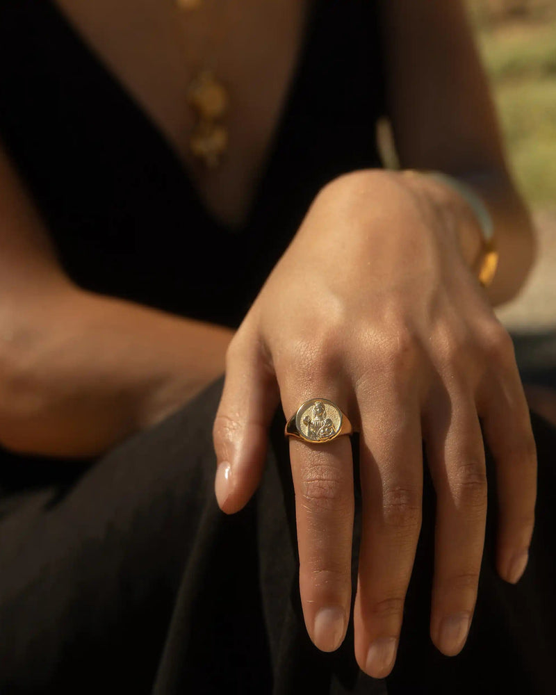 Awe Inspired Rings Persephone Signet Ring