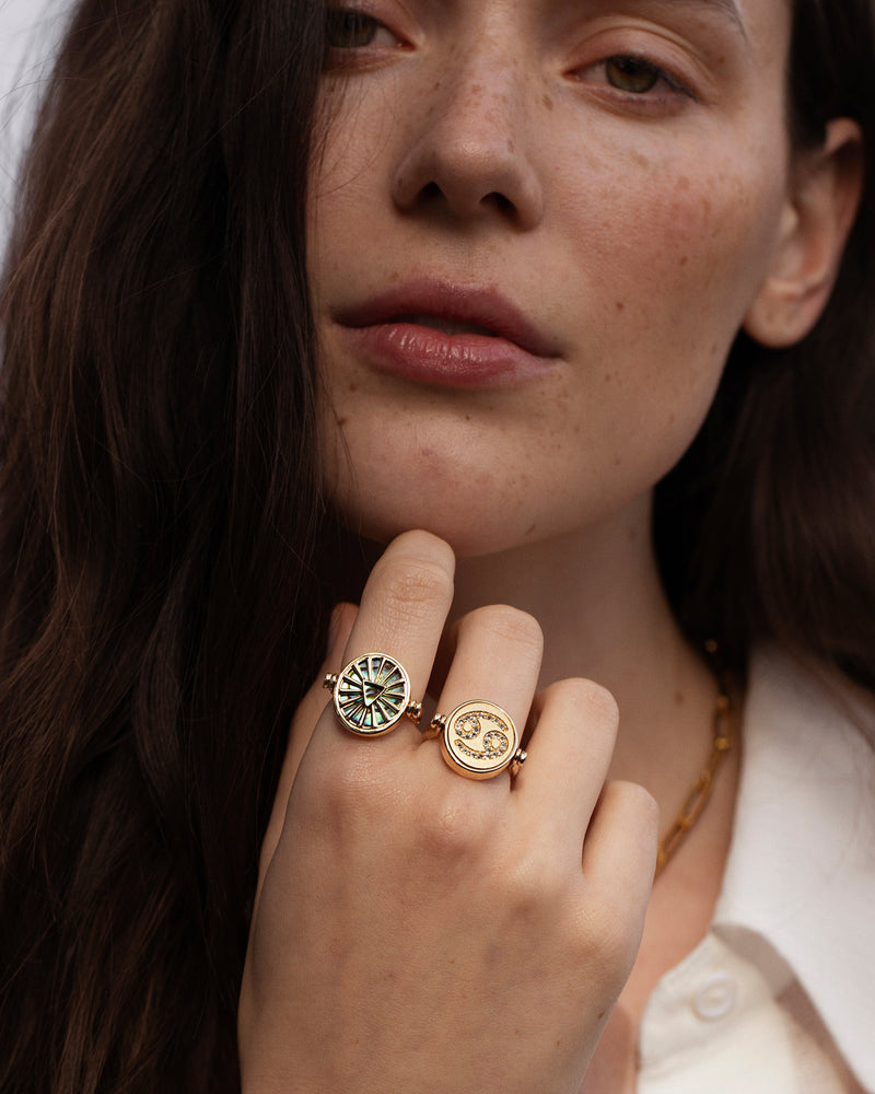 Awe Inspired Rings Pisces / Water Flip Ring