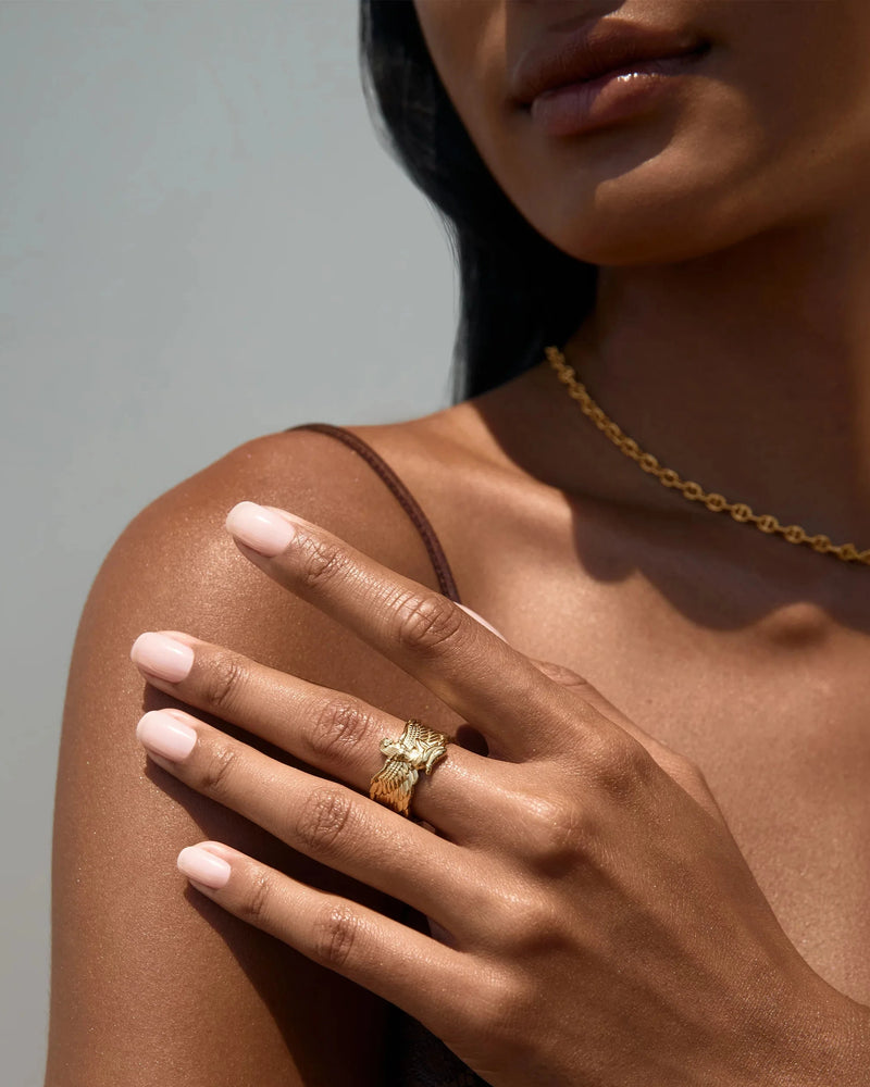 Awe Inspired Rings Ring - SE Isis Goddess