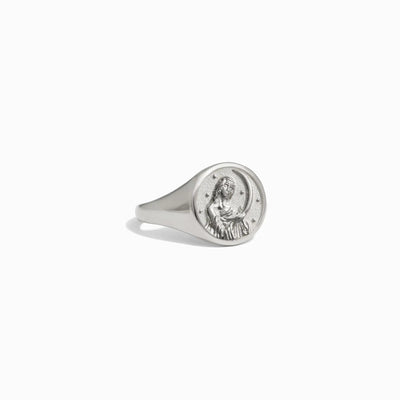 Awe Inspired Rings Selene Signet Ring