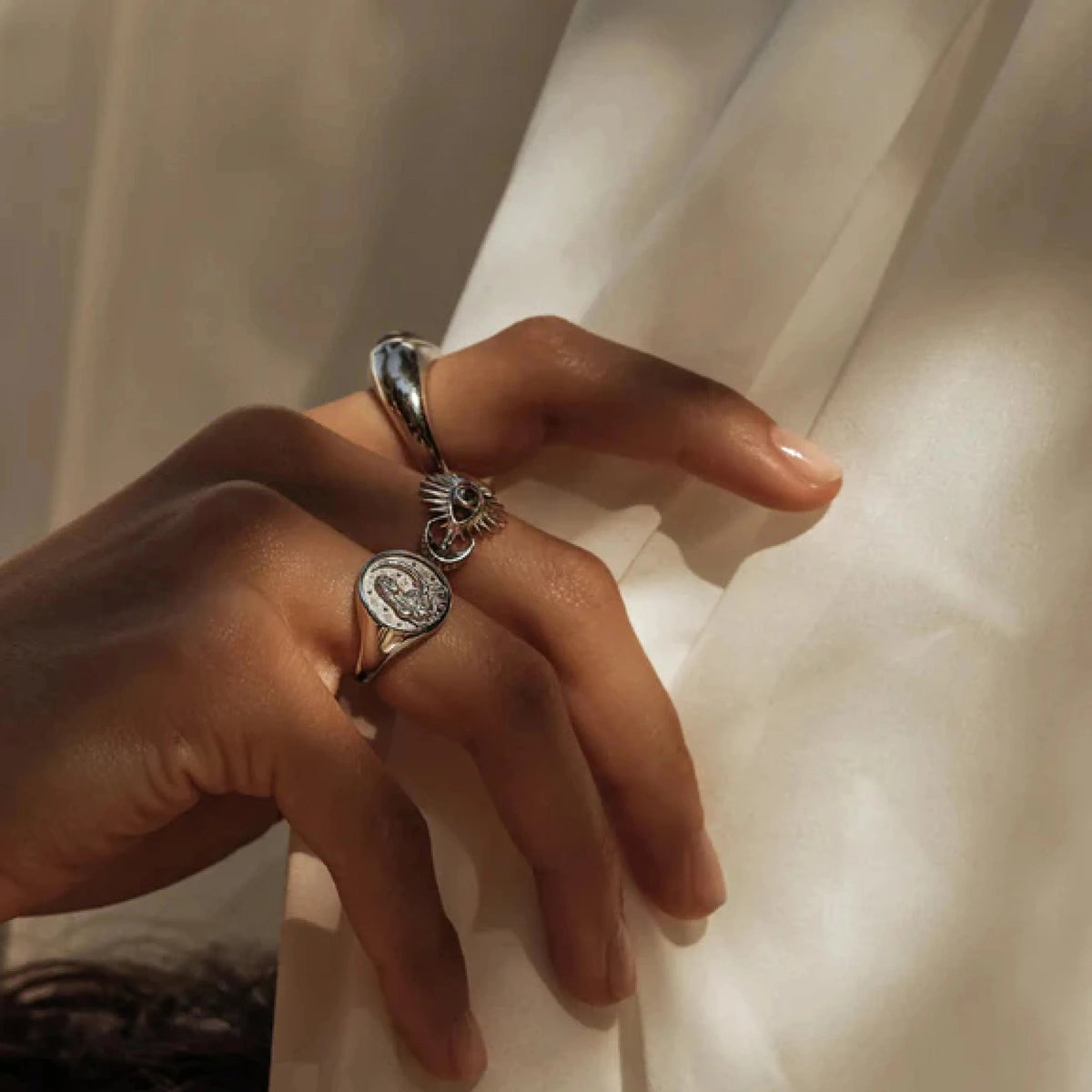 Awe Inspired  Rings Archive Goddess Signet Ring